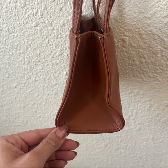 Telfar Small Shopping Bag in Color Tan - Picture 7 of 11